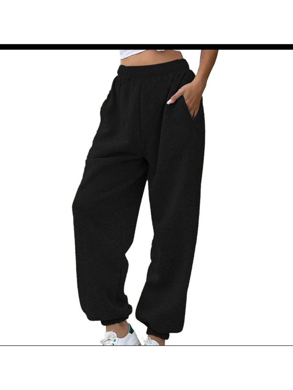 Comfrt DND Travel Sweatpants Obsidian Black Heavyweight Joggers Size Small NWT